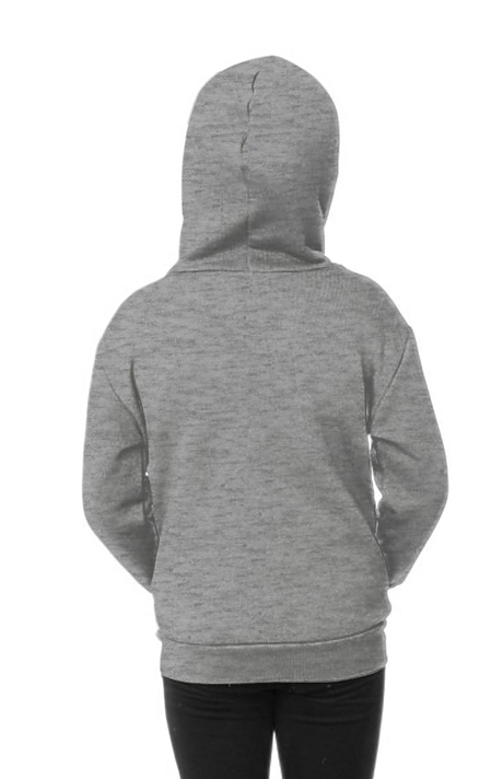 Royal Apparel 3666 Toddler Fashion Fleece Zip Hoodie - Heather Grey