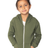 Royal Apparel 3666 Toddler Fashion Fleece Zip Hoodie - Olive Drab