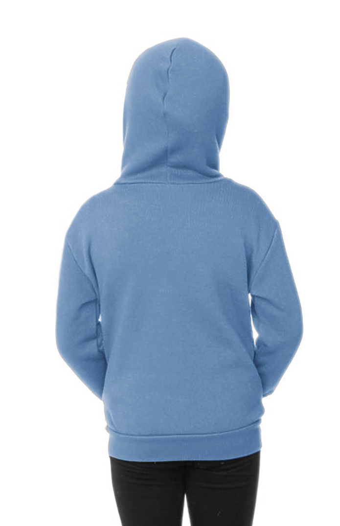 Royal Apparel 3666 Toddler Fashion Fleece Zip Hoodie - Periwinkle