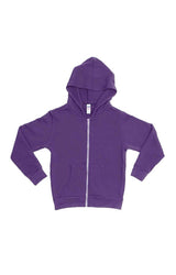 Royal Apparel 3666 Toddler Fashion Fleece Zip Hoodie - Purple