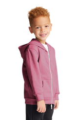 Royal Apparel 3666 Toddler Fashion Fleece Zip Hoodie - Wine