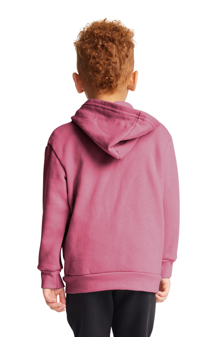 Royal Apparel 3666 Toddler Fashion Fleece Zip Hoodie - Wine