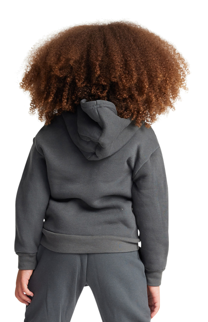 Royal Apparel 3669 Toddler Fashion Fleece Pullover Hoodie - Asphalt