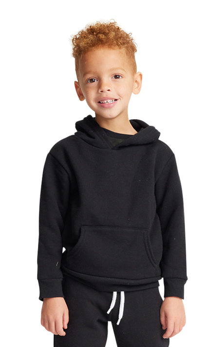 Royal Apparel 3669 Toddler Fashion Fleece Pullover Hoodie - Black