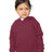 Royal Apparel 3669 Toddler Fashion Fleece Pullover Hoodie - Burgundy