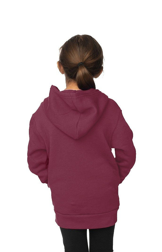 Royal Apparel 3669 Toddler Fashion Fleece Pullover Hoodie - Burgundy