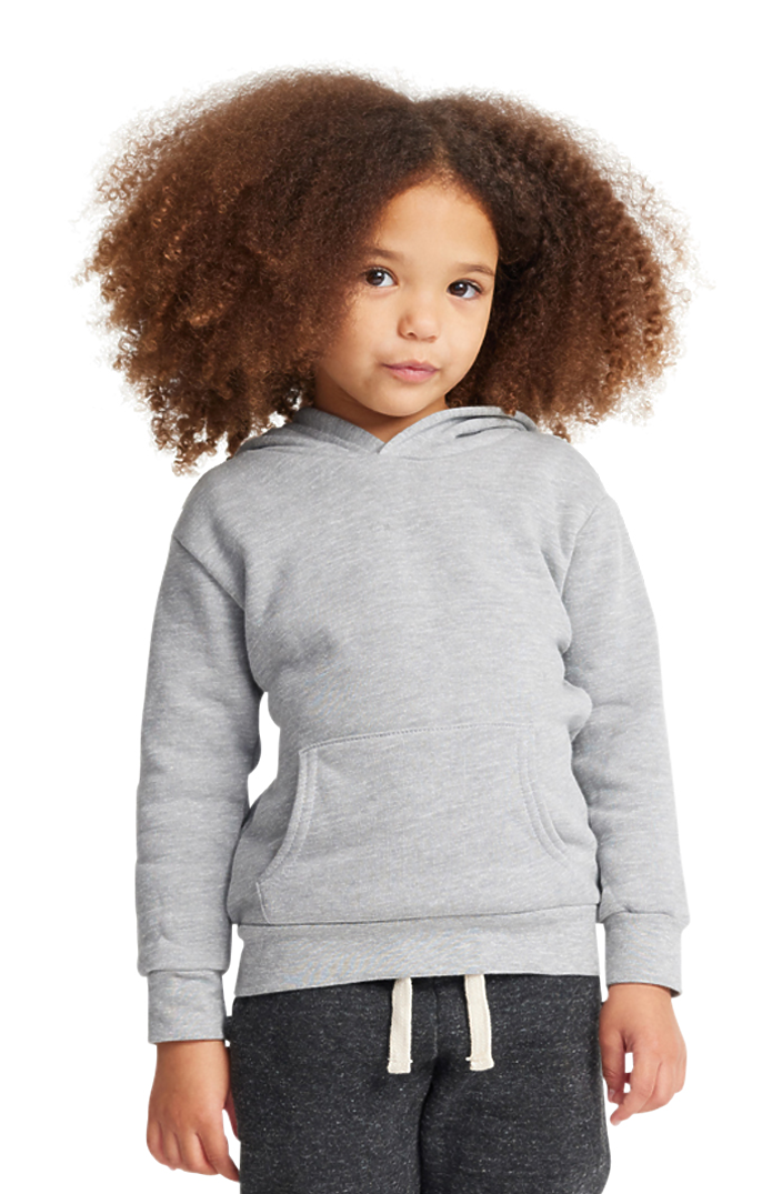 Royal Apparel 3669 Toddler Fashion Fleece Pullover Hoodie - Heather Grey