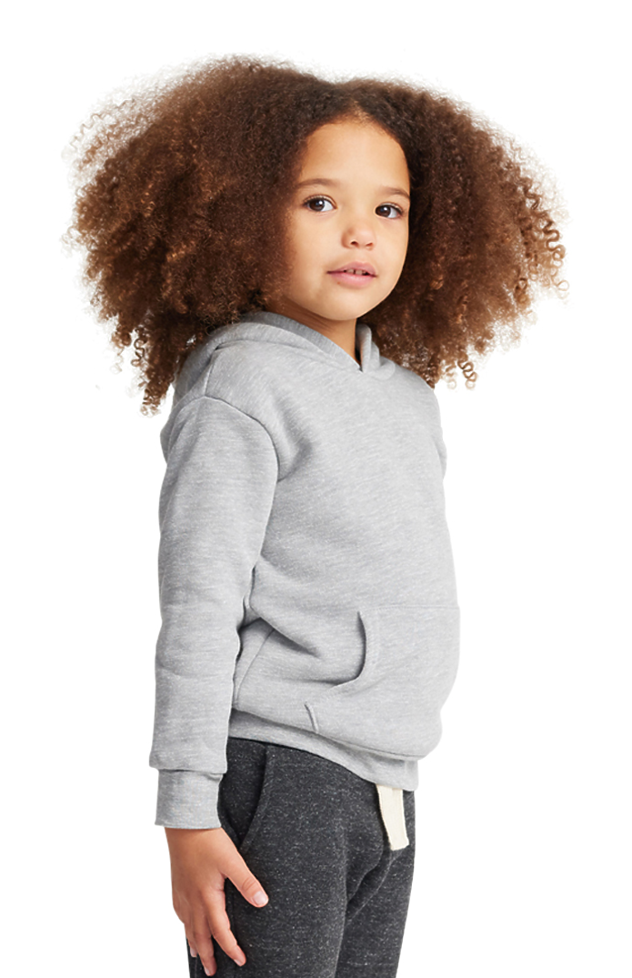 Royal Apparel 3669 Toddler Fashion Fleece Pullover Hoodie - Heather Grey