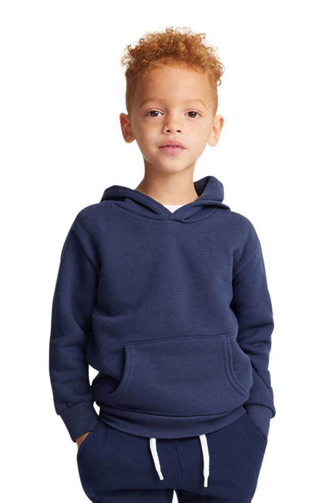 Royal Apparel 3669 Toddler Fashion Fleece Pullover Hoodie - Navy