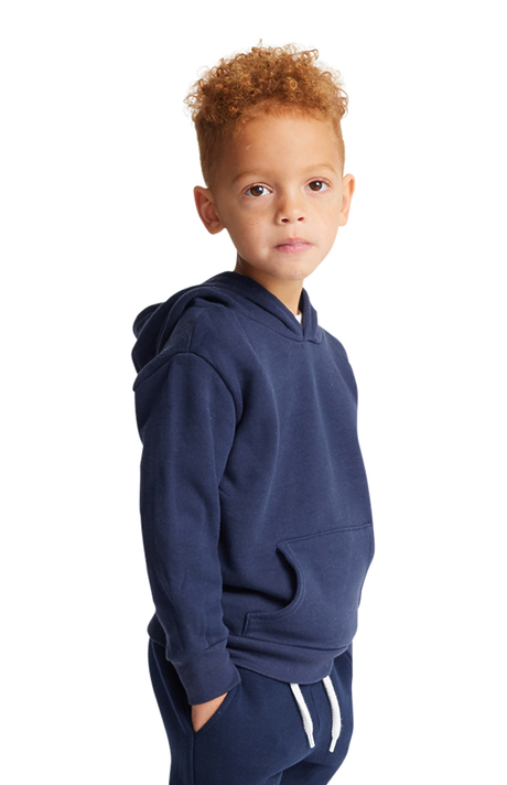 Royal Apparel 3669 Toddler Fashion Fleece Pullover Hoodie - Navy