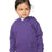 Royal Apparel 3669 Toddler Fashion Fleece Pullover Hoodie - Purple