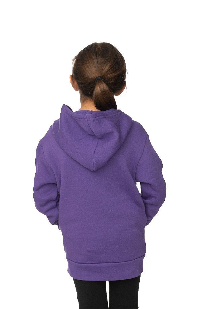 Royal Apparel 3669 Toddler Fashion Fleece Pullover Hoodie - Purple