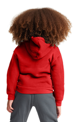 Royal Apparel 3669 Toddler Fashion Fleece Pullover Hoodie - Red