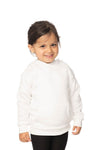 Royal Apparel 3669 Toddler Fashion Fleece Pullover Hoodie - White