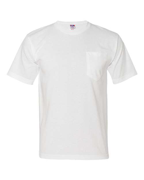 Bayside USA-Made Midweight Pocket T-Shirt - Bayside 5070 Bayside