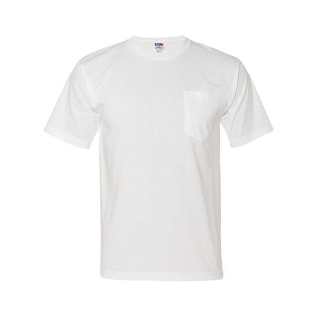 Bayside USA-Made Midweight Pocket T-Shirt - Bayside 5070 Bayside