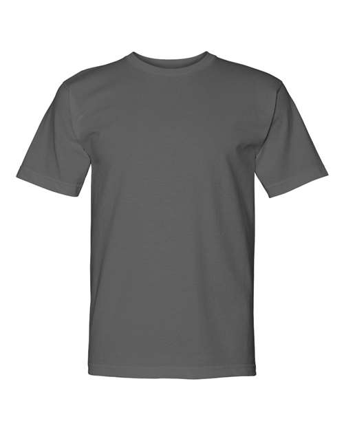 Bayside USA-Made Midweight T-Shirt - Charcoal - Bayside 5040 Bayside Charcoal S