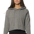 Royal Apparel 37008 Women's eco Triblend Fleece Crop Hoodie - Eco Tri Grey