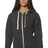 Royal Apparel 37050 Unisex eco Triblend Fleece Full Zip Hoodie - Eco Tri Charcoal