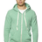 Royal Apparel 37050 Unisex eco Triblend Fleece Full Zip Hoodie - Eco Tri Kelly