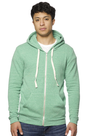 Royal Apparel 37050 Unisex eco Triblend Fleece Full Zip Hoodie - Eco Tri Kelly
