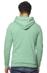 Royal Apparel 37050 Unisex eco Triblend Fleece Full Zip Hoodie - Eco Tri Kelly