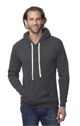 Royal Apparel 37055 Unisex eco Triblend Fleece Pullover Hoodie - Eco Tri Charcoal
