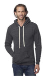 Royal Apparel 37055 Unisex eco Triblend Fleece Pullover Hoodie - Eco Tri Charcoal