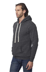 Royal Apparel 37055 Unisex eco Triblend Fleece Pullover Hoodie - Eco Tri Charcoal