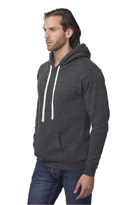 Royal Apparel 37055 Unisex eco Triblend Fleece Pullover Hoodie - Eco Tri Charcoal