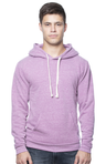 Royal Apparel 37055 Unisex eco Triblend Fleece Pullover Hoodie - Eco Tri Purple