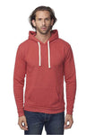 Royal Apparel 37055 Unisex eco Triblend Fleece Pullover Hoodie - Eco Tri True Red