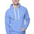 Royal Apparel 37055 Unisex eco Triblend Fleece Pullover Hoodie - Eco Tri Royal
