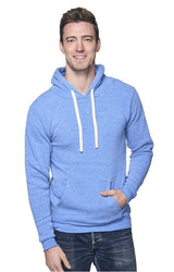 Royal Apparel 37055 Unisex eco Triblend Fleece Pullover Hoodie - Eco Tri Royal