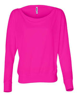 Bella + Canvas 8850 Women’s Flowy Off Shoulder Long Sleeve Tee