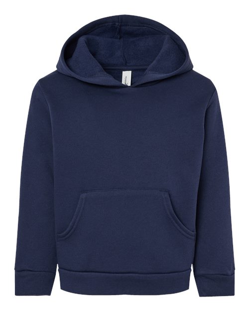 BELLA + CANVAS Toddler Sponge Fleece Pullover Hoodie - BELLA + CANVAS 3719T BELLA + CANVAS Navy 2T