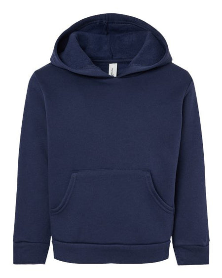 BELLA + CANVAS Toddler Sponge Fleece Pullover Hoodie - BELLA + CANVAS 3719T BELLA + CANVAS Navy 2T