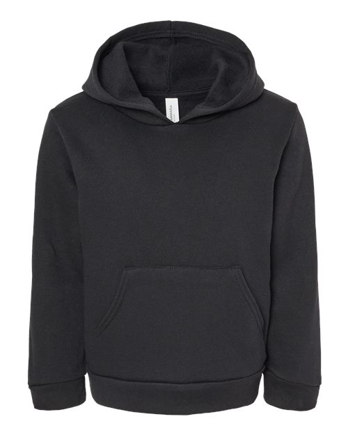 BELLA + CANVAS Toddler Sponge Fleece Pullover Hoodie - BELLA + CANVAS 3719T BELLA + CANVAS Black 2T