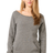 Royal Apparel 37120 Women's eco Triblend Fleece Raglan w/Pouch Pocket - Eco Tri Grey