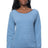 Royal Apparel 37120 Women's eco Triblend Fleece Raglan w/Pouch Pocket - Eco Tri Royal