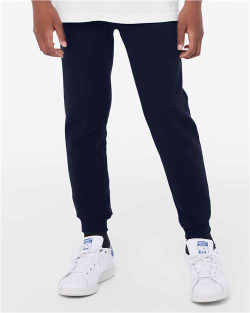 BELLA + CANVAS Youth Jogger Sweatpants - BELLA + CANVAS 3727Y BELLA + CANVAS Navy S