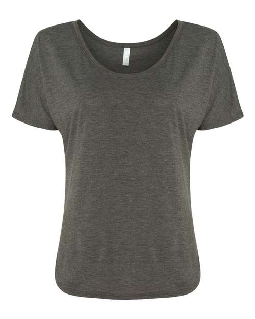 BELLA + CANVAS Women’s Slouchy Tee - BELLA + CANVAS 8816 BELLA + CANVAS Dark Grey Heather S