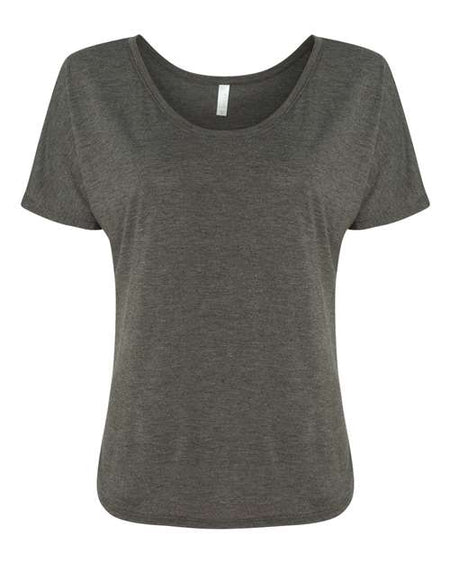 BELLA + CANVAS Women’s Slouchy Tee - BELLA + CANVAS 8816 BELLA + CANVAS Dark Grey Heather S