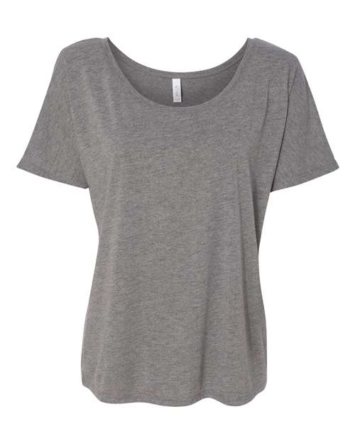 BELLA + CANVAS Women’s Slouchy Tee - BELLA + CANVAS 8816 BELLA + CANVAS Grey Triblend S