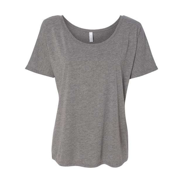 BELLA + CANVAS Women’s Slouchy Tee - BELLA + CANVAS 8816 BELLA + CANVAS Grey Triblend S