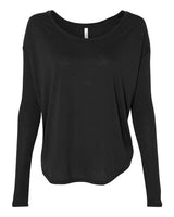 BELLA + CANVAS Women’s Flowy 2x1 Ribbed Long Sleeve Tee - BELLA + CANVAS 8852