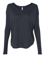 BELLA + CANVAS Women’s Flowy 2x1 Ribbed Long Sleeve Tee - BELLA + CANVAS 8852