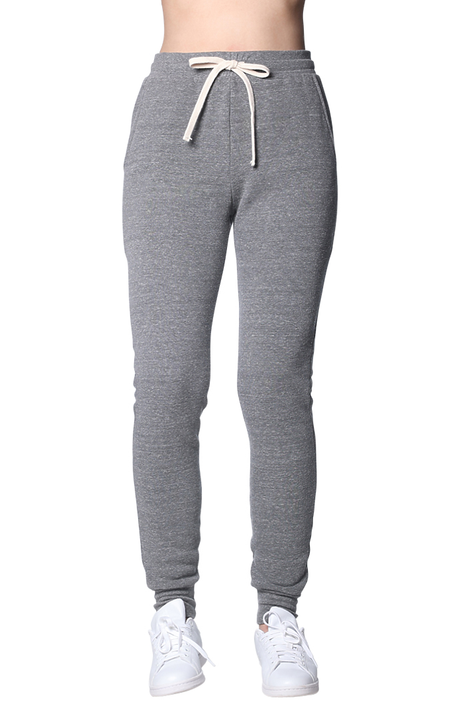 Royal Apparel 37170 Unisex eco Triblend Fleece Jogger Pant - Eco Tri Grey