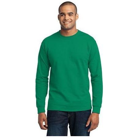 Joe's USA Men's Long Sleeve 50/50 Cotton/Poly T-Shirt