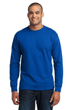 Joe's USA Men's Long Sleeve 50/50 Cotton/Poly T-Shirt